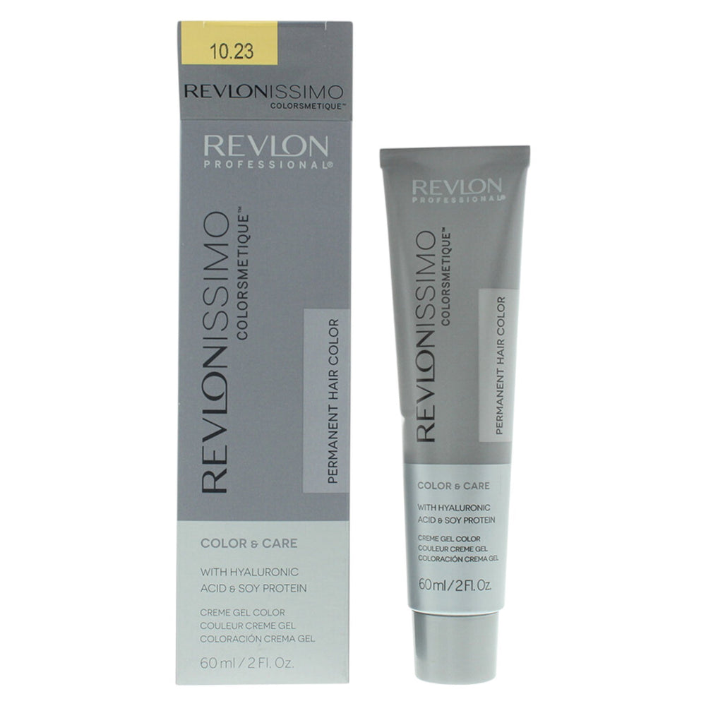 Revlon Revlonissimo Colorsmetique Permanent Hair Color 60ml - 10.23 Pale Pearly Beige Blonde, 60 ml for Unisex