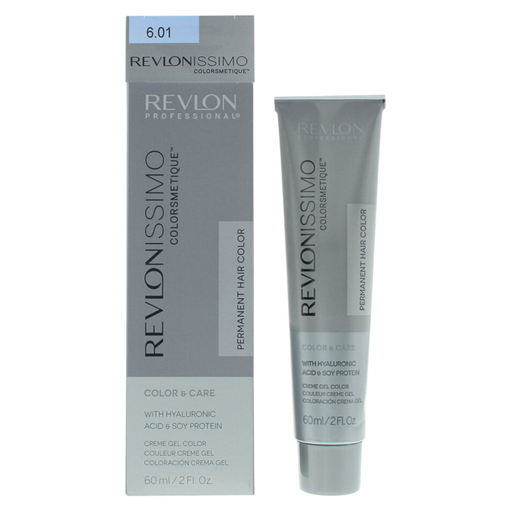 Revlon Revlonissimo Colorsmetique Permanent Hair Color 60ml - 6.01 Dark Natural Ash Blonde, 60 ml for Unisex