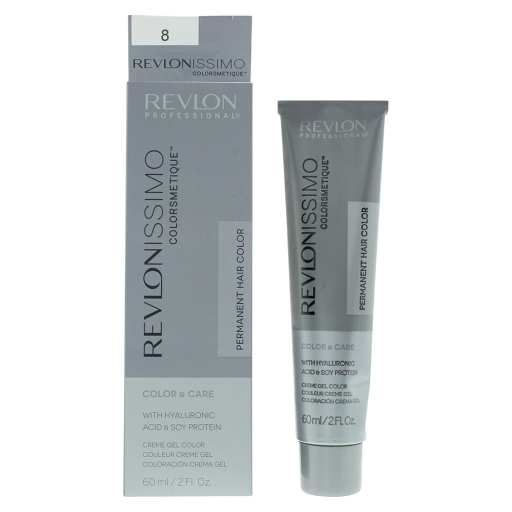 Revlon Revlonissimo Colorsmetique Permanent Hair Color 60ml - 8 Light Blonde, 60 ml for Unisex