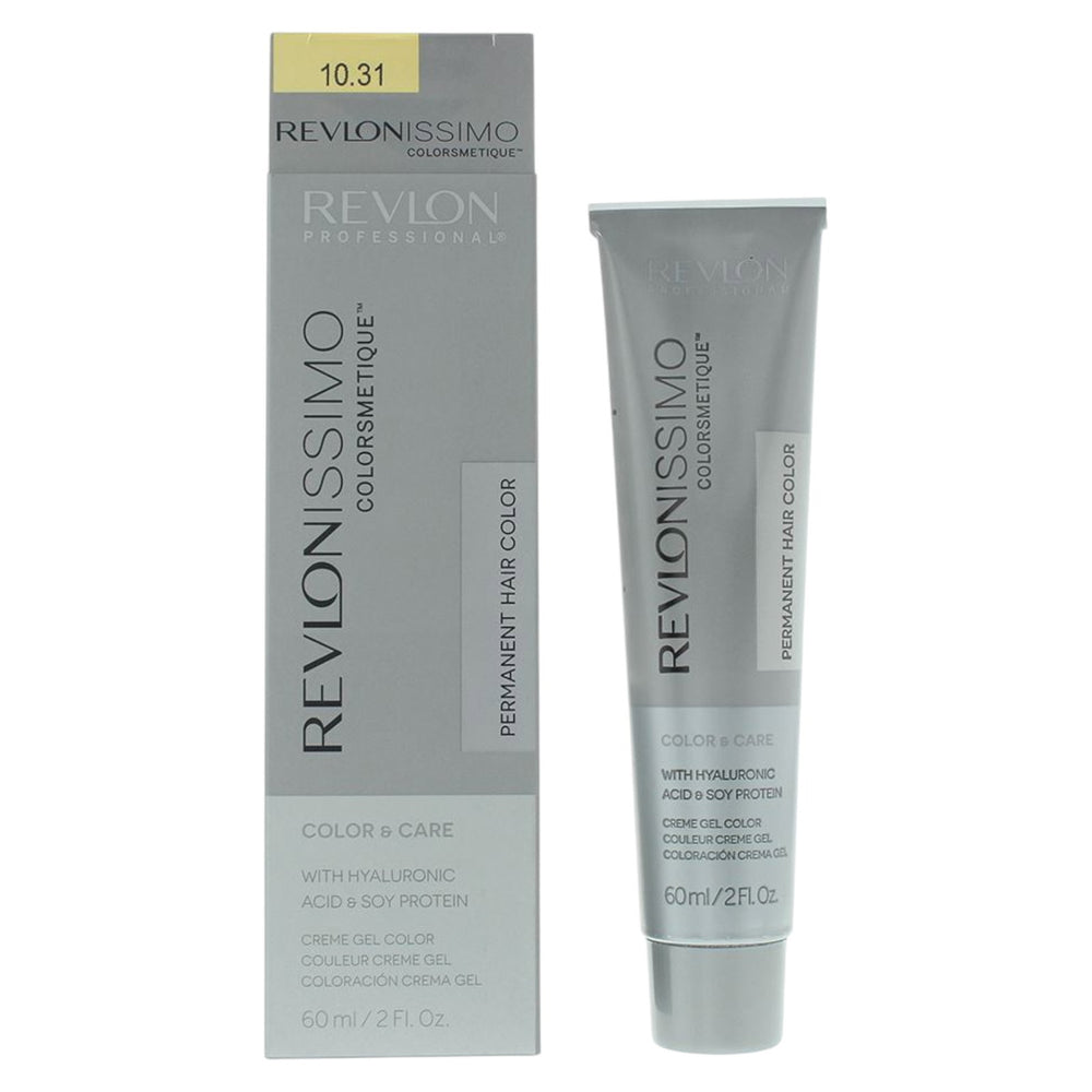 Revlon Revlonissimo Colorsmetique Permanent Hair Color 60ml - 10.31 Pale Beige Blonde, 60 ml for Unisex