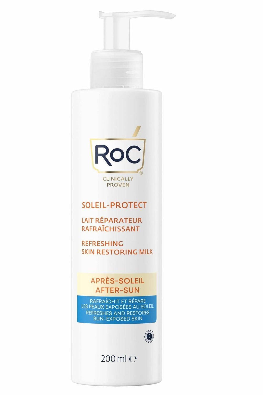 Roc Soleil-Protect Refreshing Skin Restoring After Sun Milk 200ml, 200 ml for Unisex