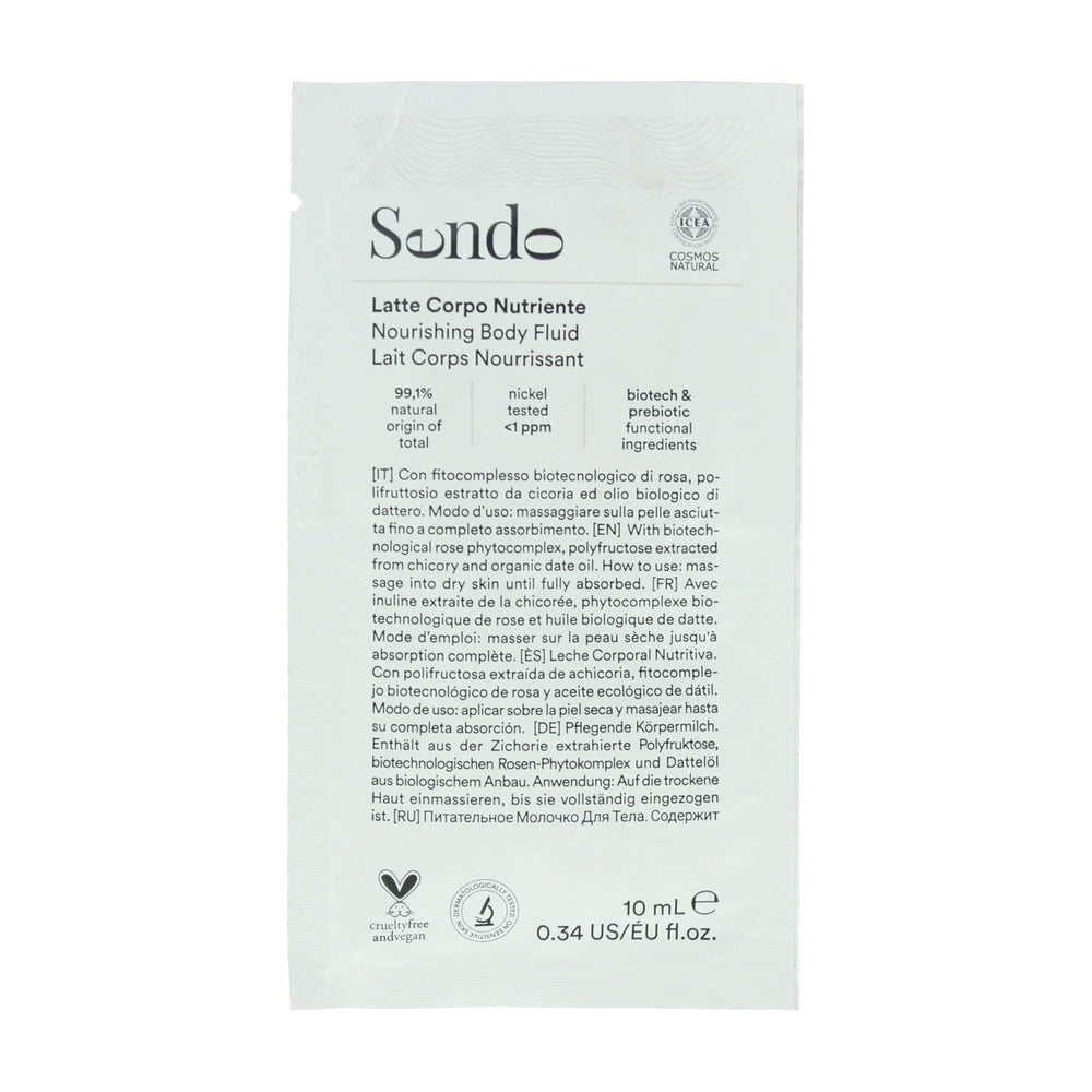 Sendo Nourishing Hand and Body Wash - 10ml for Unisex