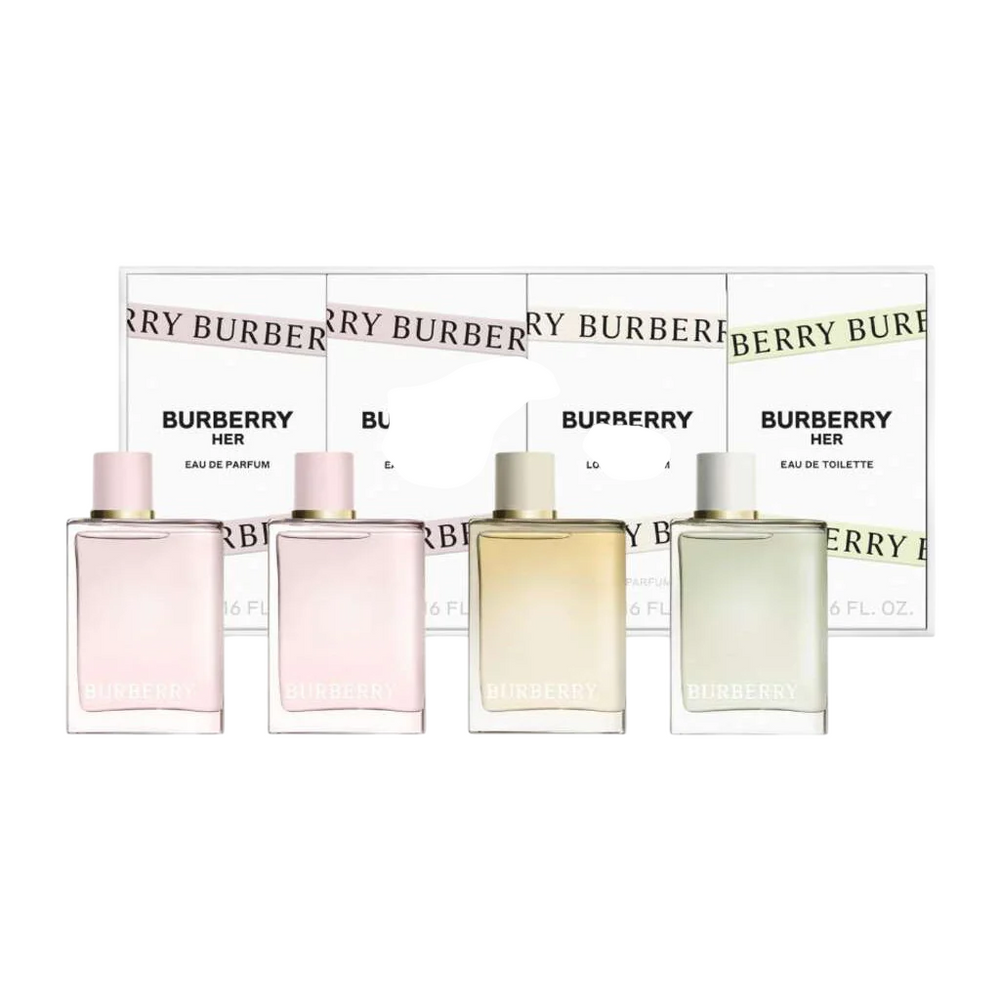 Burberry Miniature Gift Set 2 x 5ml Burberry EDP + 5ml Burberry Her EDT + 5ml Burberry Her London Dream for Women