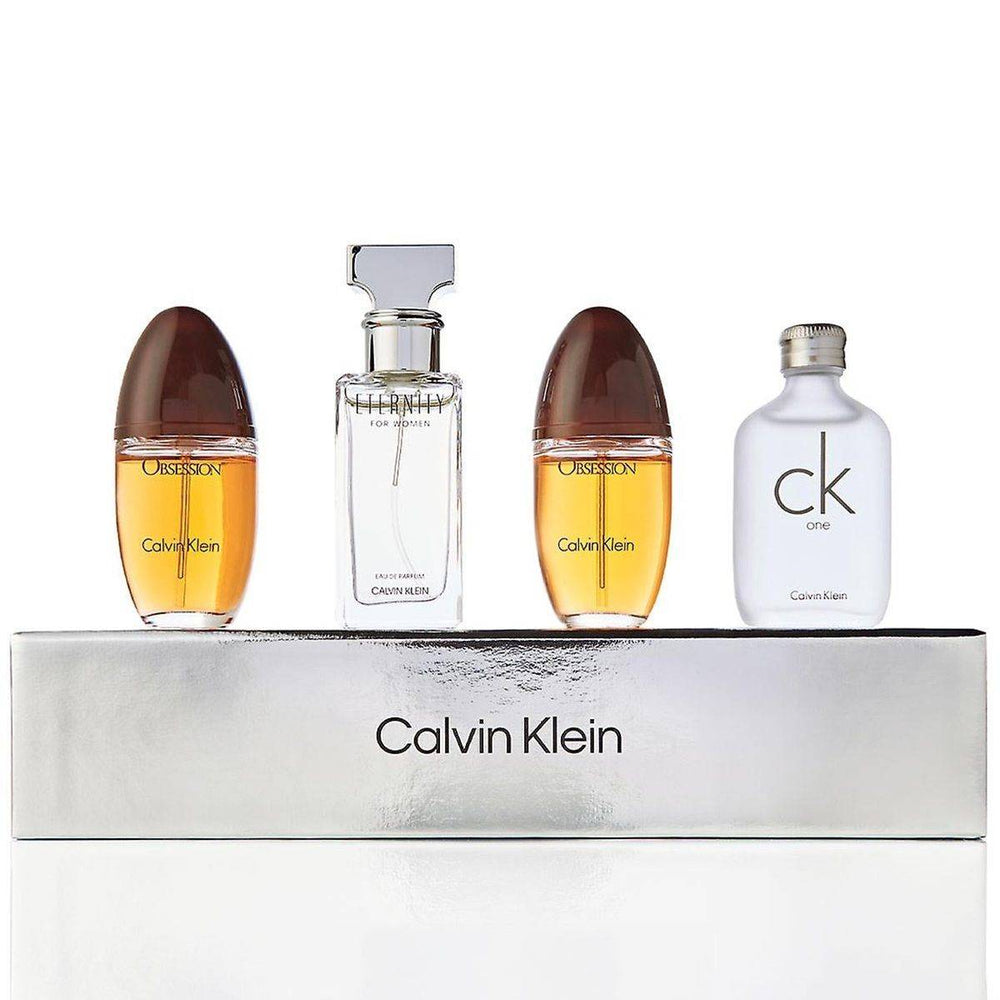 Calvin Klein Women Miniature Gift Set 15ml Eternity EDP + 15ml CK One EDT + 2 x 15ml Obsession EDP