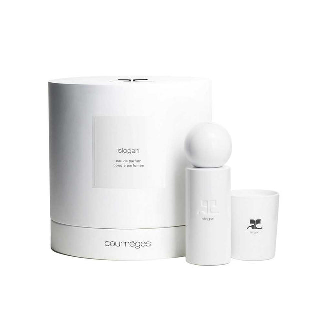 Courrèges Slogan Gift Set 100ml EDP + 75g Candle for Unisex