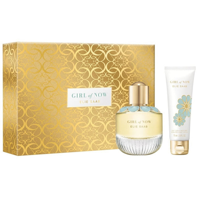 Elie Saab Girl of Now Gift Set 50ml EDP + 75ml Body Lotion for Women