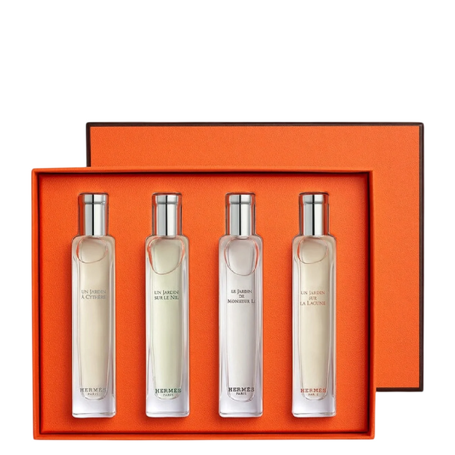Hermès The Parfums-Jardin Collection Travel Gift Set 4 Pieces for Unisex