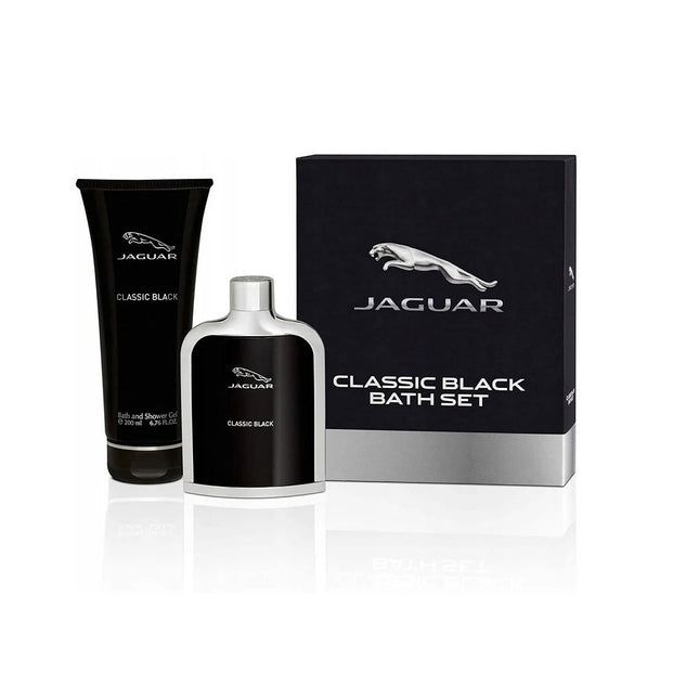 Jaguar Classic Black Gift Set 100ml EDT + 200ml Shower Gel for Men