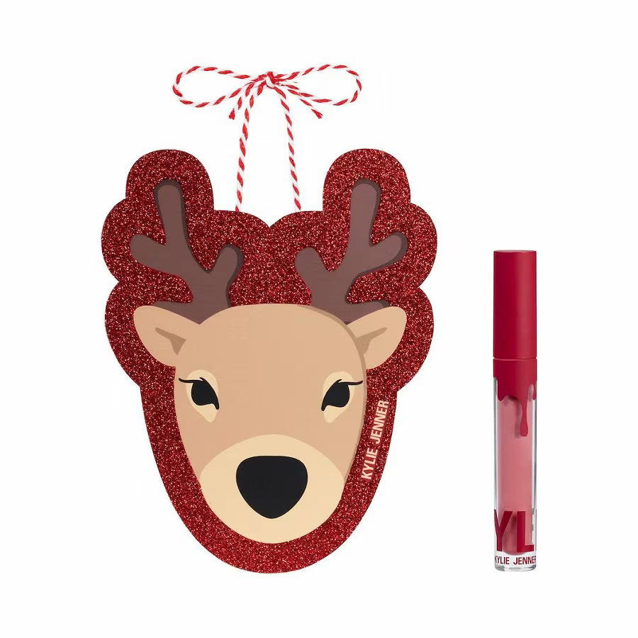 Kylie Cosmetics Kylie Jenner Kylie Holiday Collection Gift Set: Matte Liquid Lipstick 808 5ml + Ornament for Unisex