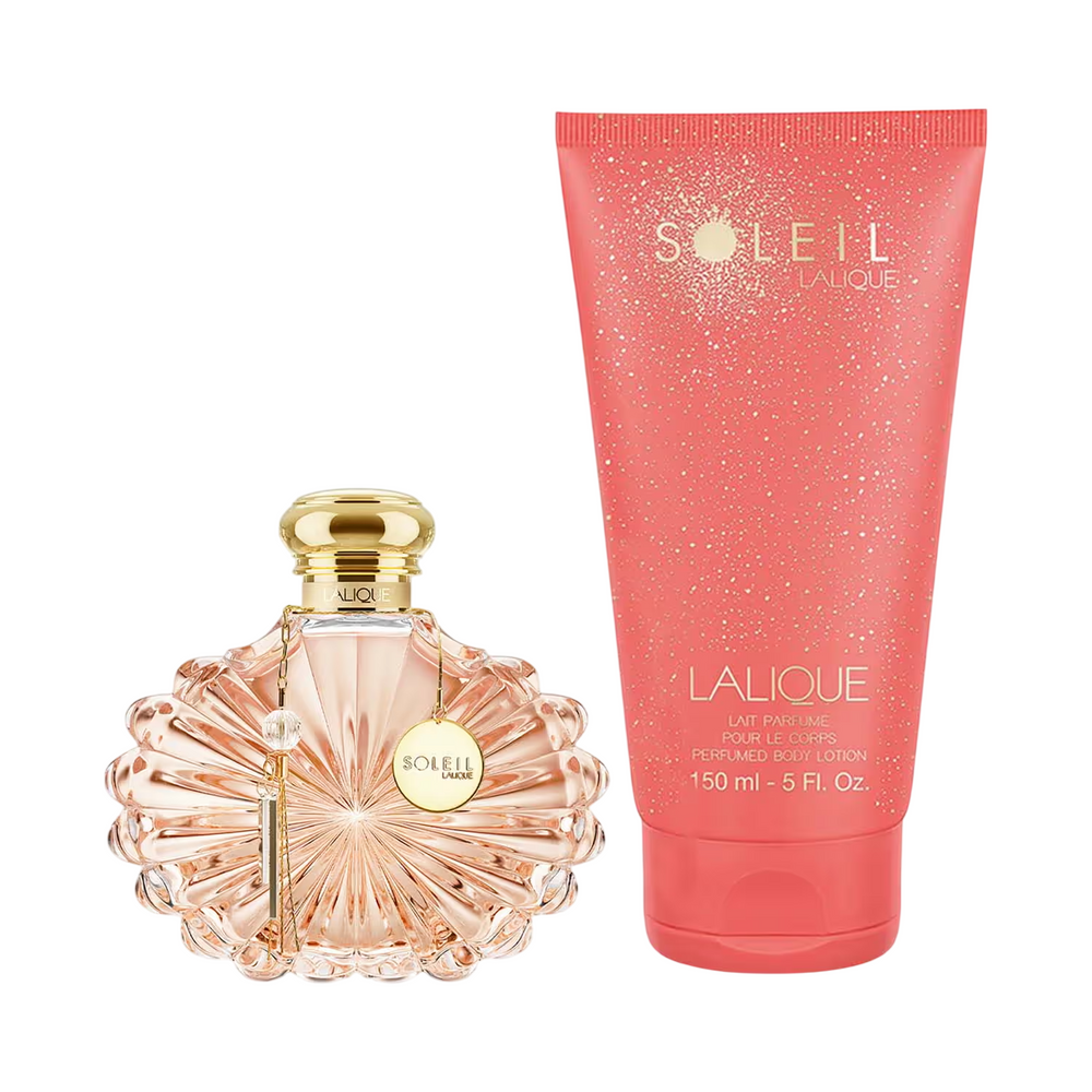 Lalique Soleil Gift Set 100ml EDP + 150ml Body Lotion for Women