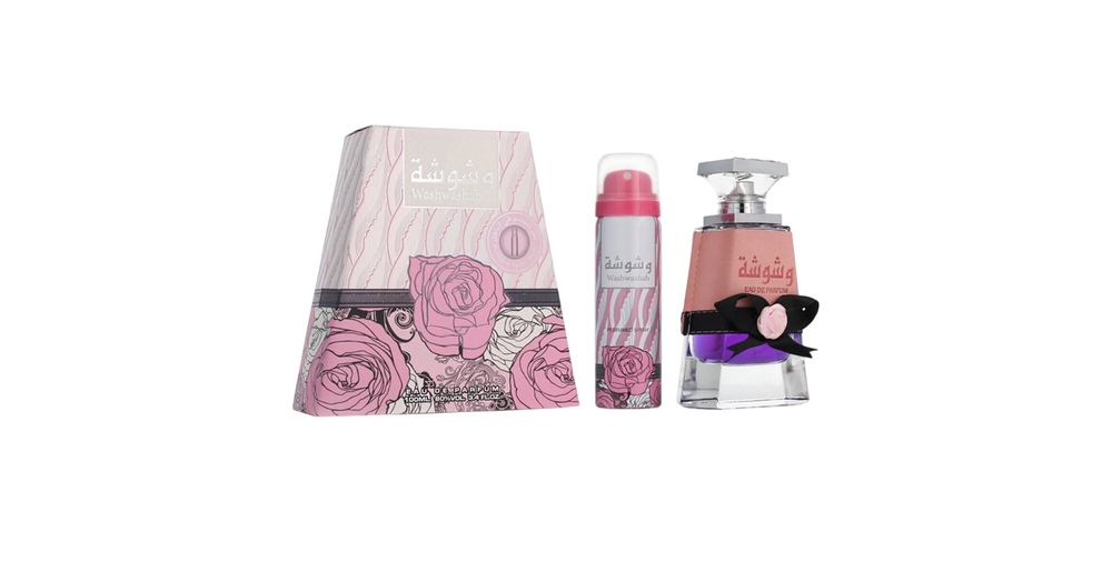 Lattafa Perfumes Washwasha Gift Set 100ml EDP + 50ml Deodorant Spray for Women