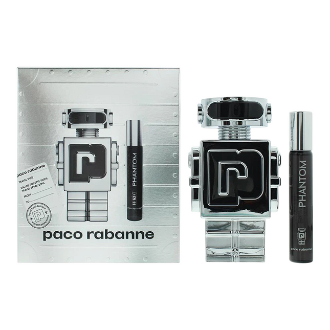Paco Rabanne Phantom Gift Set 100ml EDT + 10ml EDT for Men