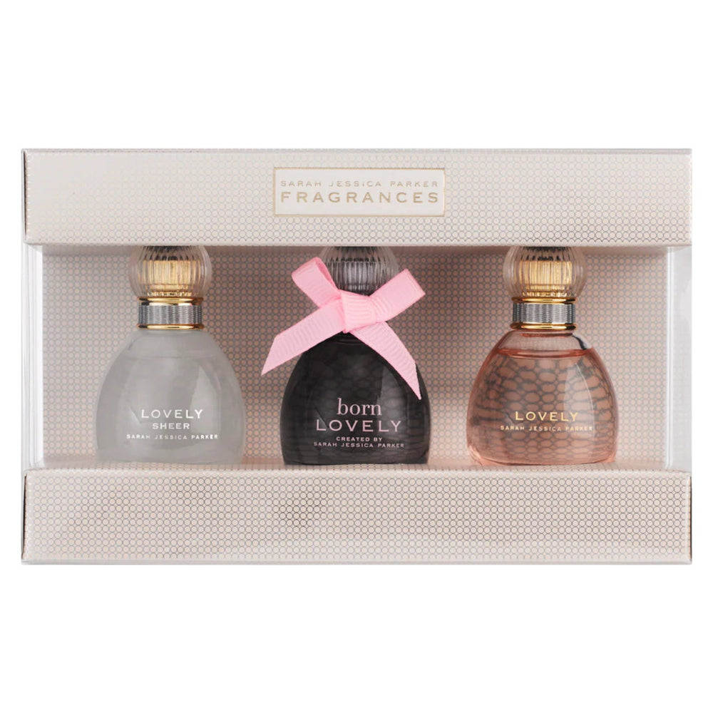 Sarah Jessica Parker Lovely Gift Set 10ml Lovely Sheer EDP + 10ml Born Lovely EDP + 10ml Lovely EDP for Women