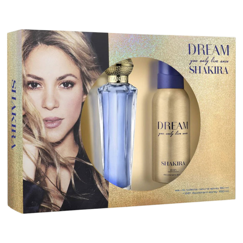 Shakira Dream Gift Set 80ml EDT + 150ml Deodorant Spray for Women