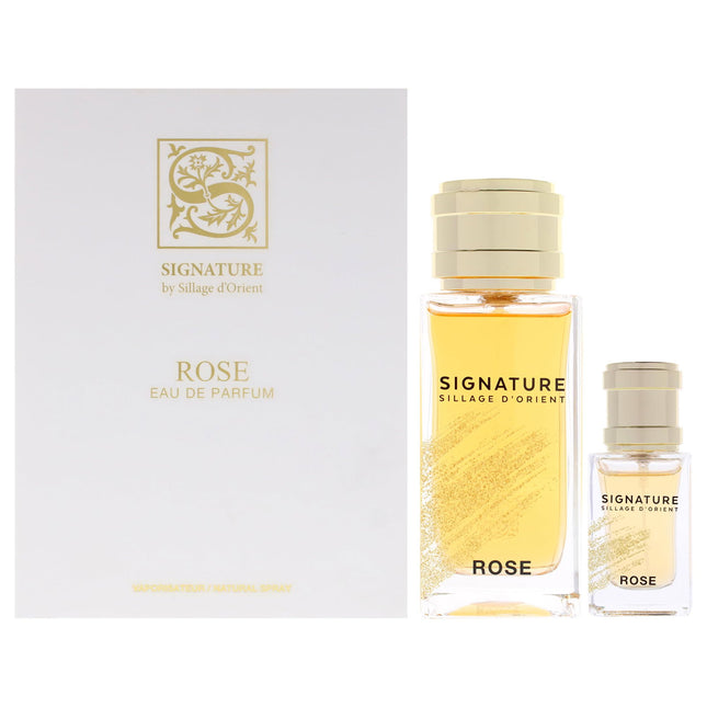 Sillage D'Orient Signature Rose Gift Set 100ml EDP + 15ml EDP for Unisex