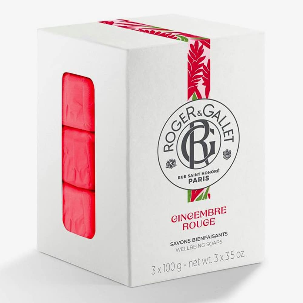 Roger & Gallet Gingembre Rouge Soap 3 x 100g for Unisex