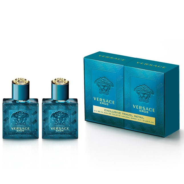 Versace Eros Gift Set 2 x 30ml EDT Spray for Men