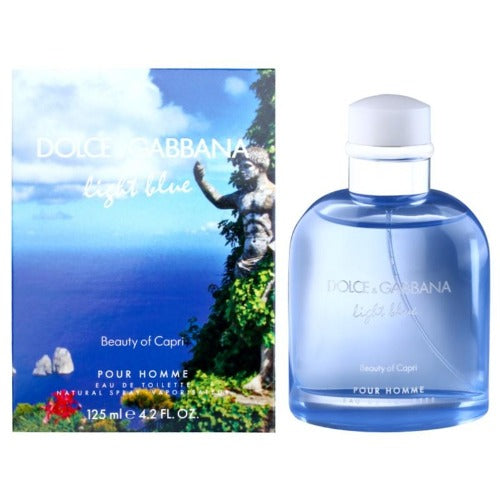 Dolce & Gabbana Light Blue Pour Homme Beauty of Capri Eau de Toilette 125ml Spray, 125 ml