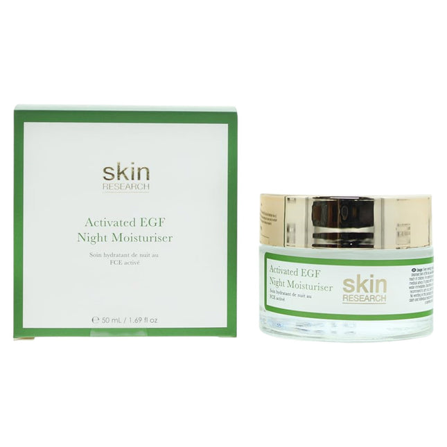 Skin Research Activated Epidermal Growth Factor Night Moisturiser 50ml, 50 ml for Unisex