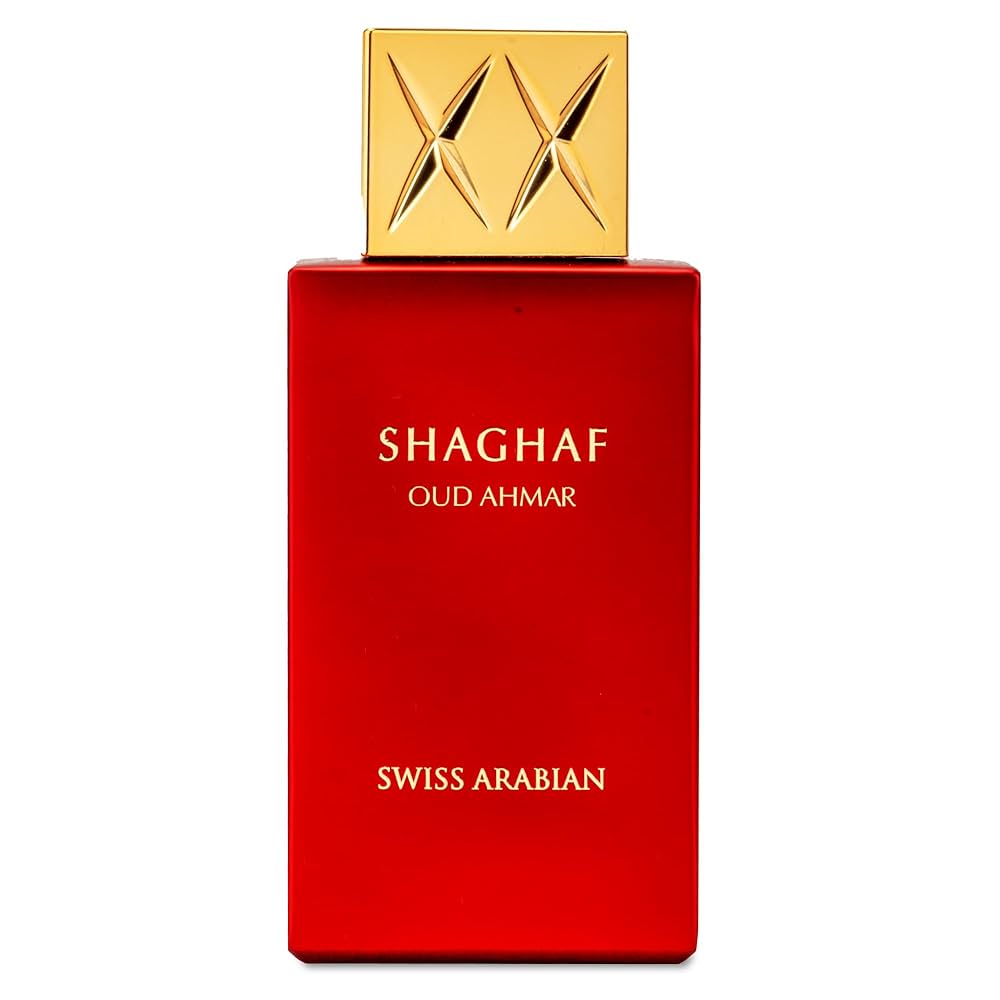 Swiss Arabian Shaghaf Oud Ahmar Eau de Parfum 75ml Spray, 75 ml for Unisex