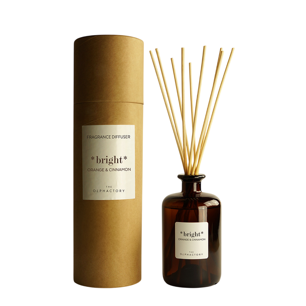 The Olphactory Bright Orange Cinnamon Diffuser 500ml, 500 ml for Unisex