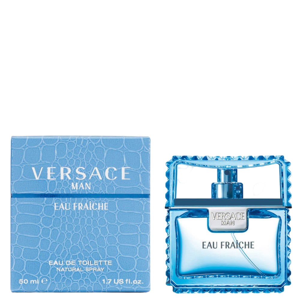 Versace Man Eau Fraiche Eau de Toilette 50ml Spray, 50 ml for Men