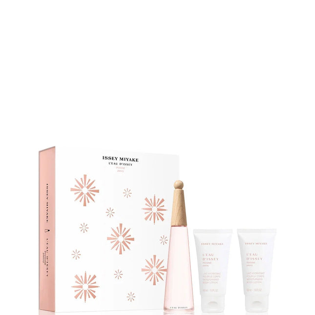 Issey Miyake L'Eau d'Issey Pivoine Gift Set 50ml EDT + 2 x 50ml Body Lotion for Women