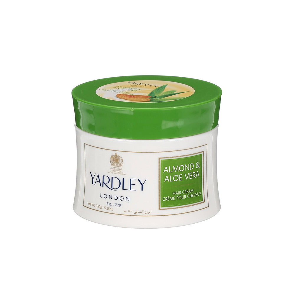 Yardley Almond & Aloe Vera Hair Cream 150g, 150 ml for Unisex