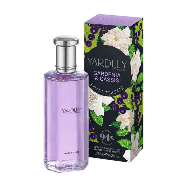 Yardley Gardenia & Cassis Eau de Toilette 125ml Spray, 125 ml for Women