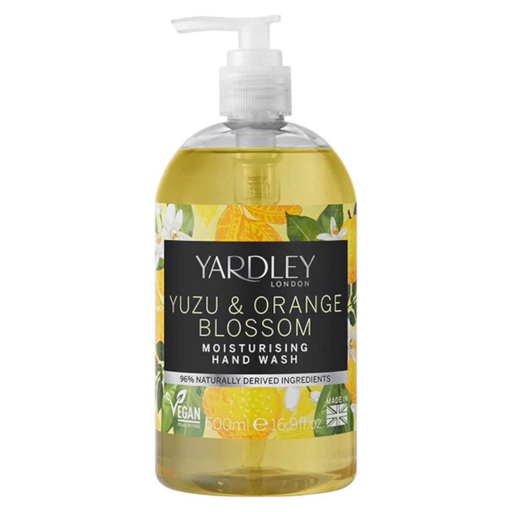 Yardley Yuzu & Orange Blossom Botanical Hand Wash 500ml for Unisex